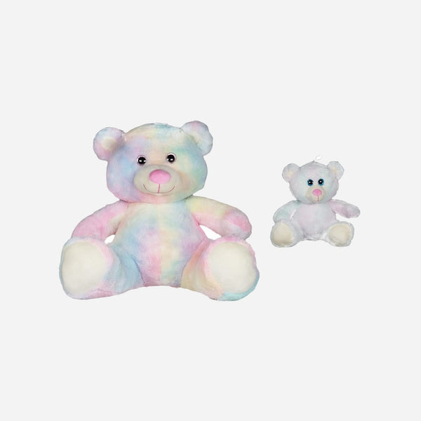 Peluche ours Milki rainbow multicolore assorti 20 cm