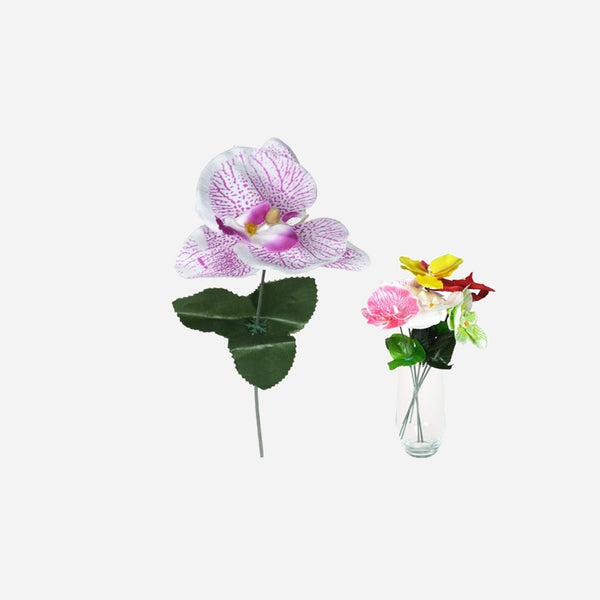 Fleur artificielle orchidée assorti 28 cm