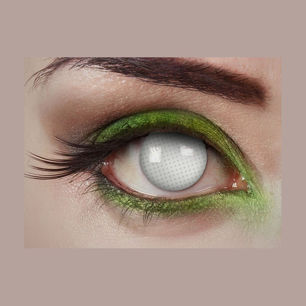 Lentilles de contact recouvrantes photoshooting blanc 1 jour