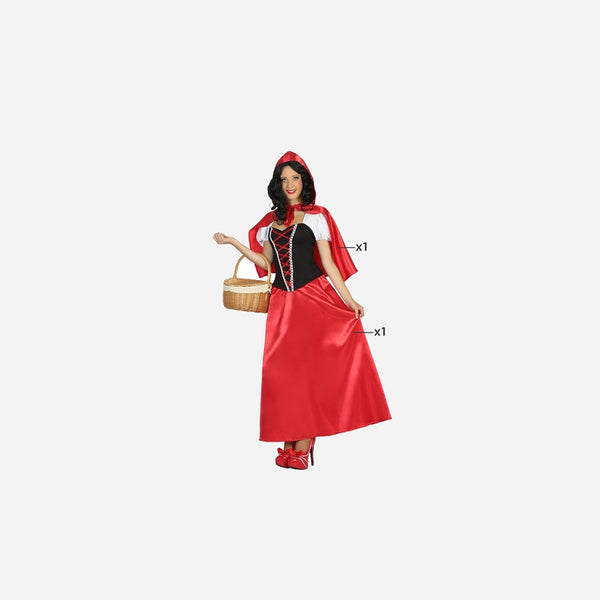 Déguisement chaperon rouge 2 pièces femme Taille XS/S