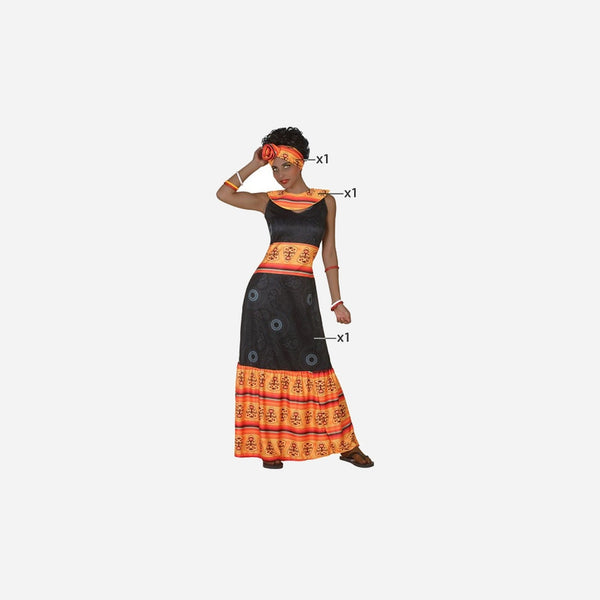 Déguisement d'africaine 3 pièces femme Taille XL