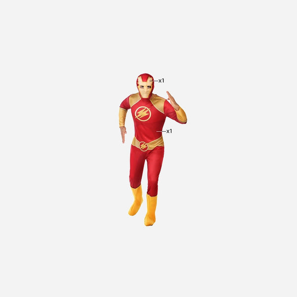 Costume super héros rouge 2 pièces homme Taille XL
