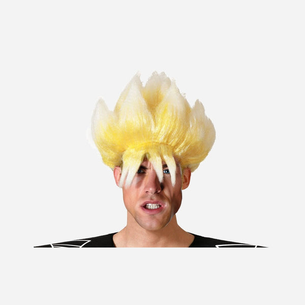Perruque Manga Ninja blond adulte