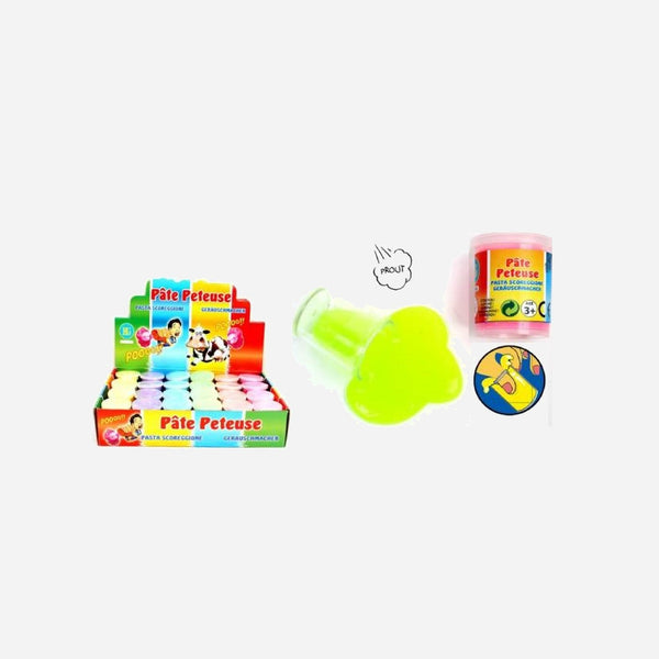 Pâte à prout fluo assorti 30 g