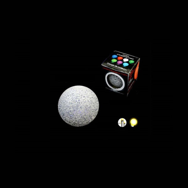 Veilleuse boule lumineuse EVA 7 couleurs 8 cm