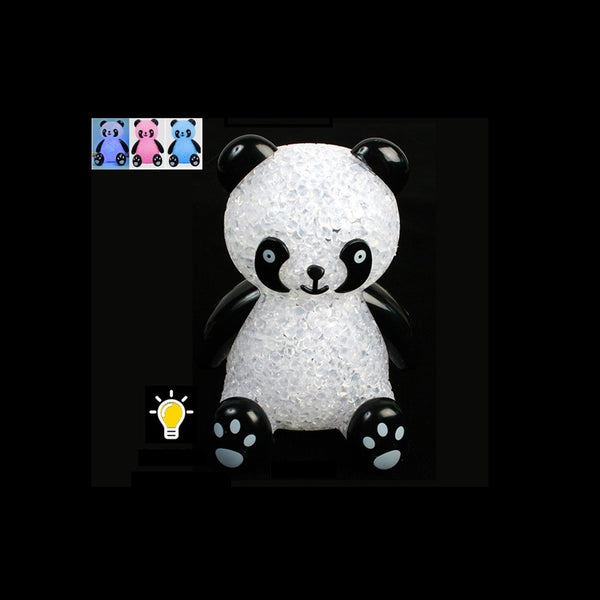 Veilleuse lumineuse LED panda assorti 11 cm