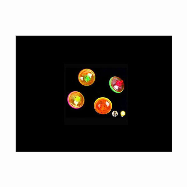 Toupie lumineuse 4.5 cm assorti