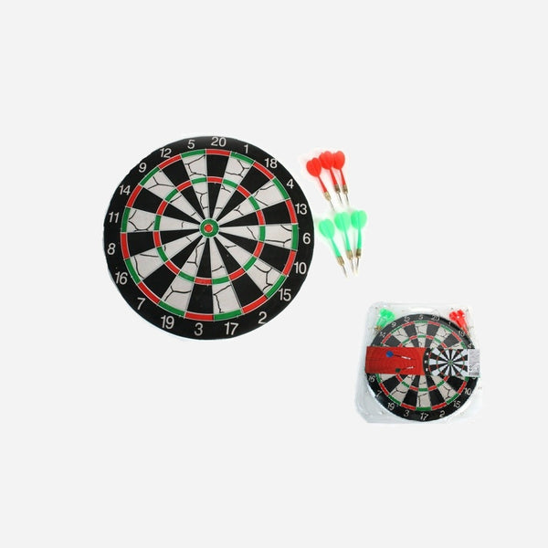 Jeu de fléchettes cible en bois 38 cm