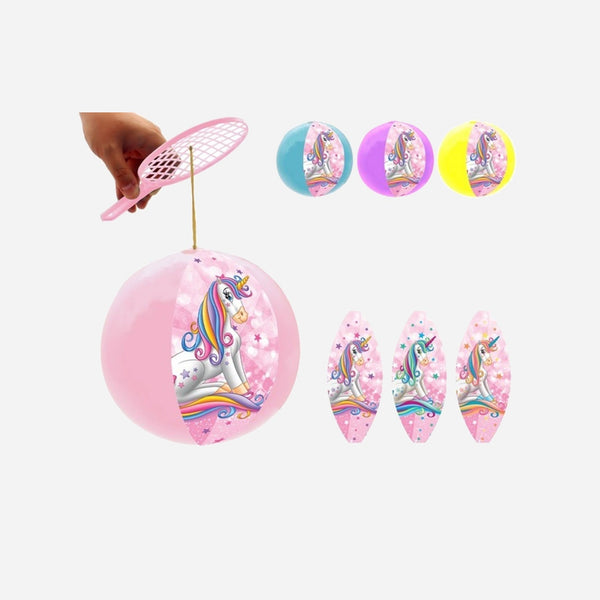 Tape-balle racket ball licorne assorti 22 cm