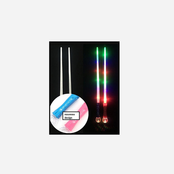 Épée lumineuse LED's multicolores assorti 69 cm