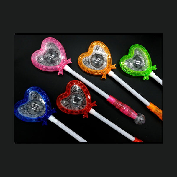 Baton lumineux LED coeur avec boucle assorti 40 cm