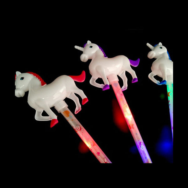 Baton lumineux LED's licorne assorti 38 cm