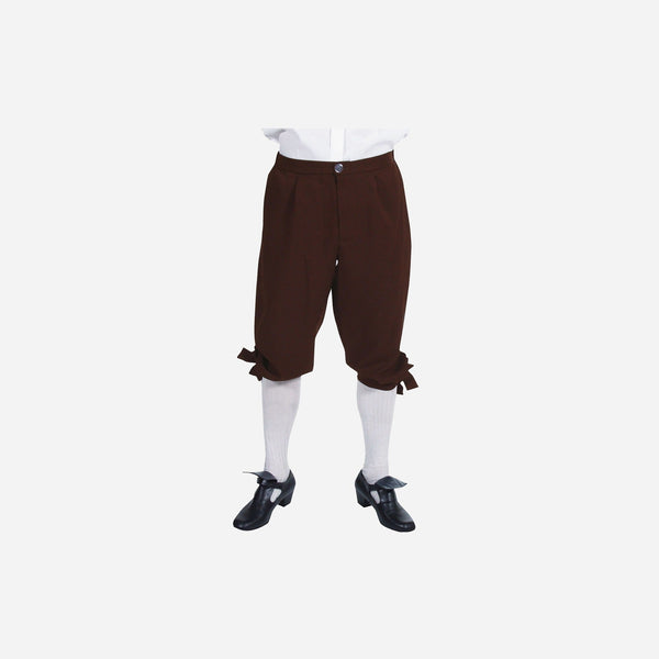 Pantalon court culotte marquis marron homme