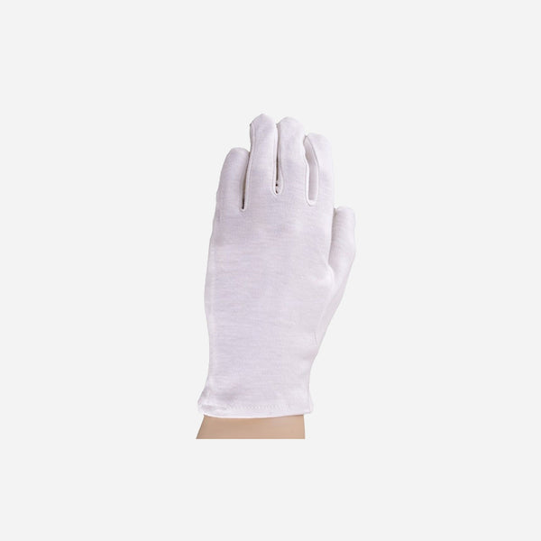 Paire de gants blancs 100% coton de déguisement