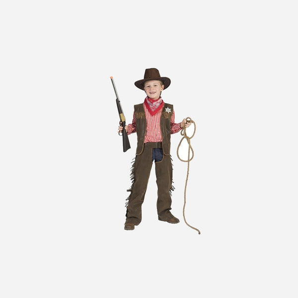 Déguisement de cowboy marron pour enfant