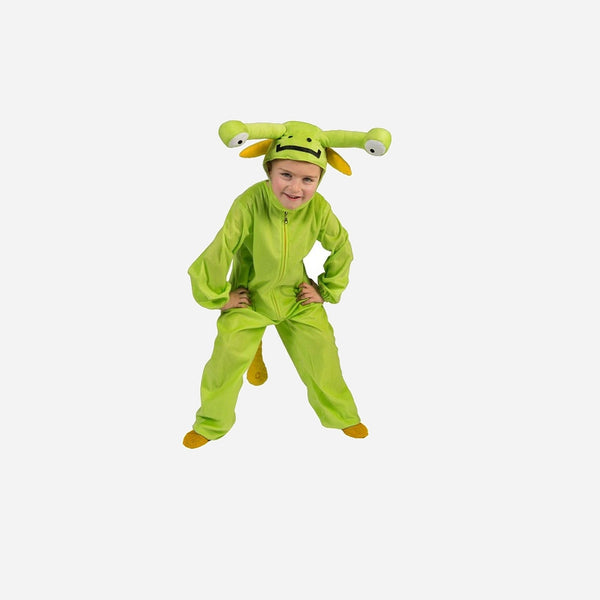 Déguisement d'alien vert enfant