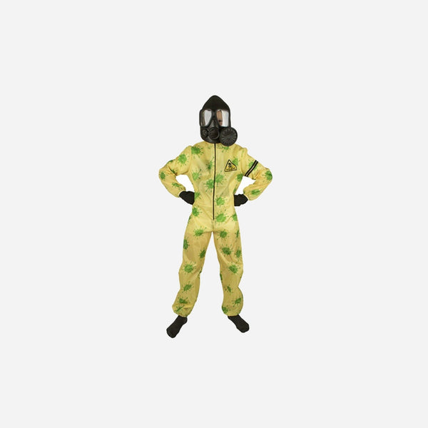 Déguisement protection chimique jaune enfant