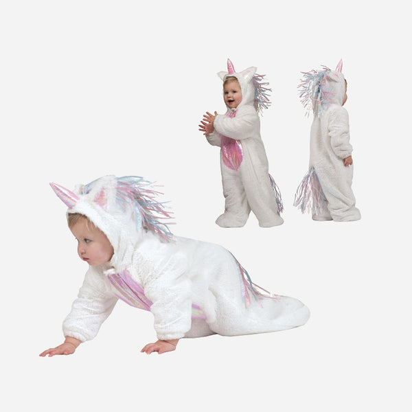 Déguisement de licorne blanc enfant Taille 98 cm