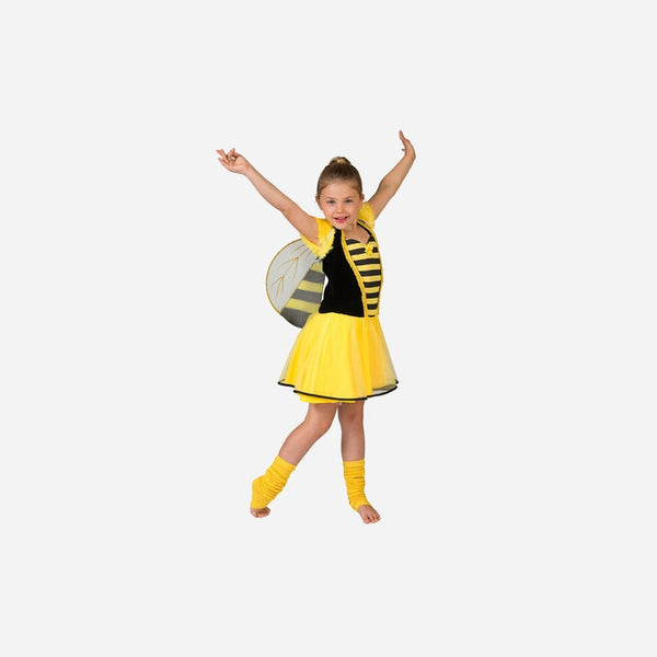 Déguisement d'abeille jaune noir enfant