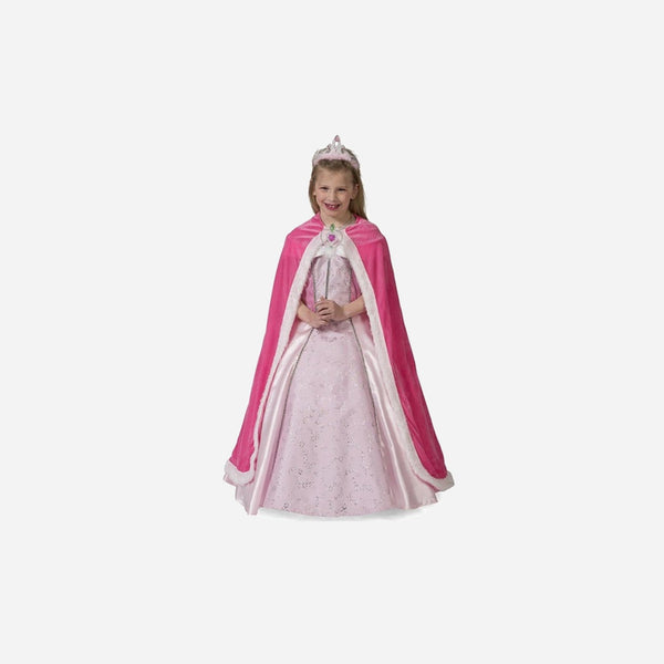 Cape princesse reine rose pour enfant Taille unique