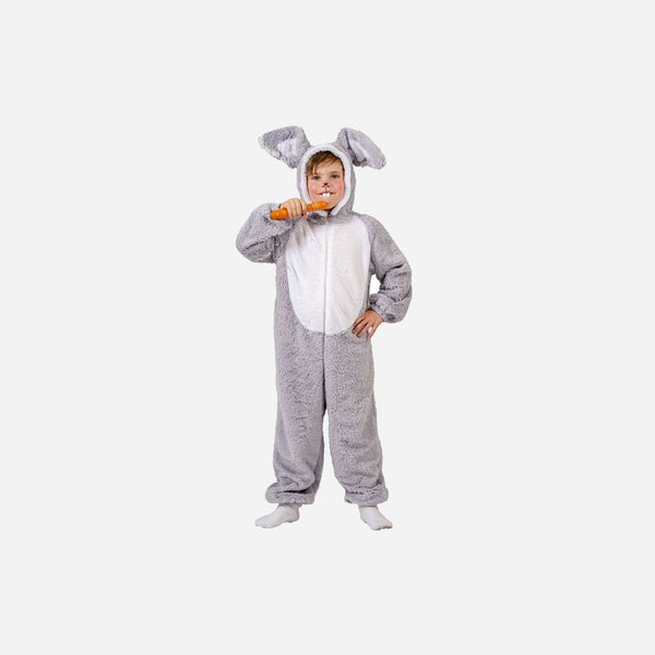 Déguisement de lapin gris enfant