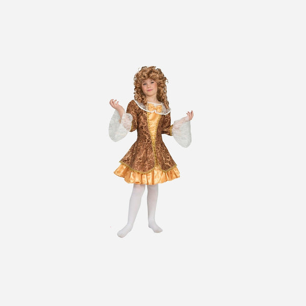 Déguisement baroque Bartoli orange fille