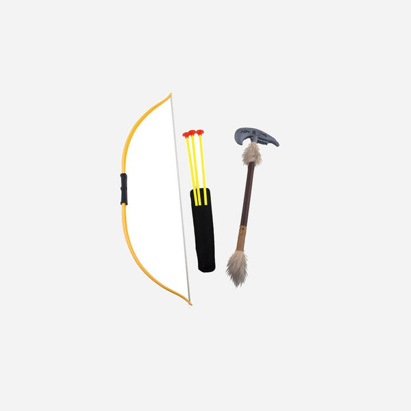 Set armes indien arc 72 cm 3 pièces