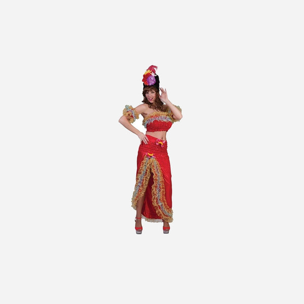 Déguisement carnaval femme brésilienne 5 pièces
