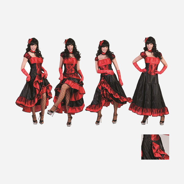Déguisement cabaret saloon femme