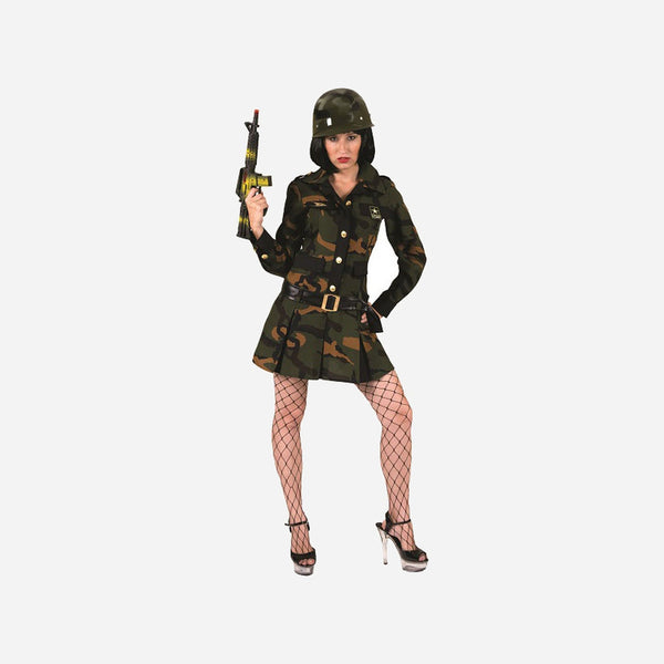 Déguisement treillis militaire femme Taille XL