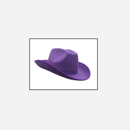Chapeau cowboy velours adulte