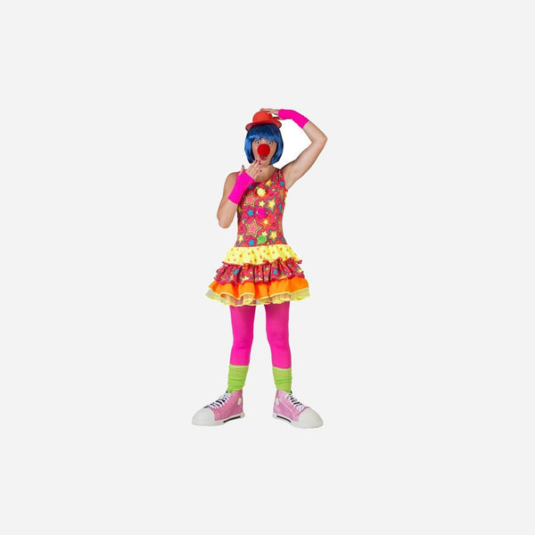 Déguisement de clown Sparkling Star femme