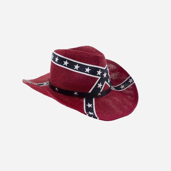 Chapeau cowboy rebel/sudiste adulte luxe