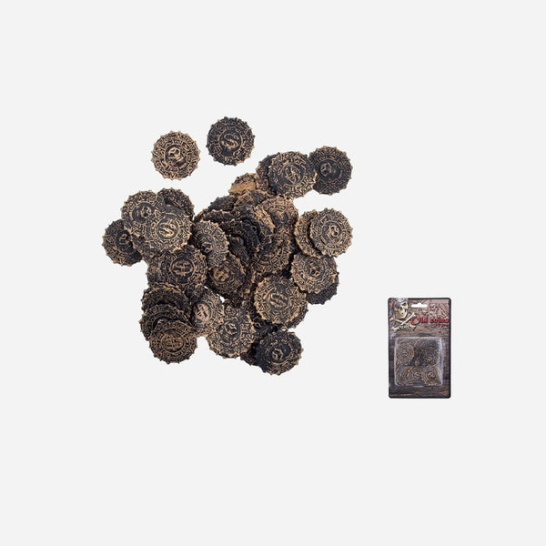 Lot de 50 pièces vieux doublons pirate 4 cm