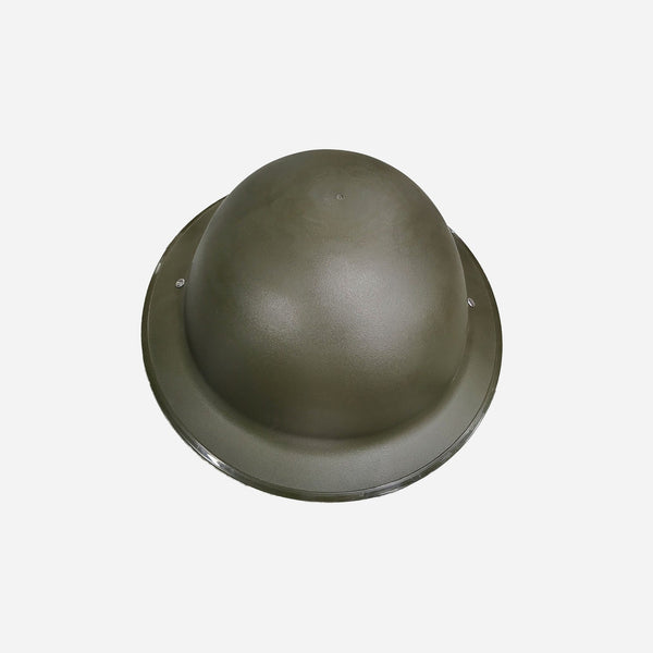 Casque de militaire marron vert adulte