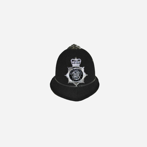 Casque Bobby police de Londres luxe noir