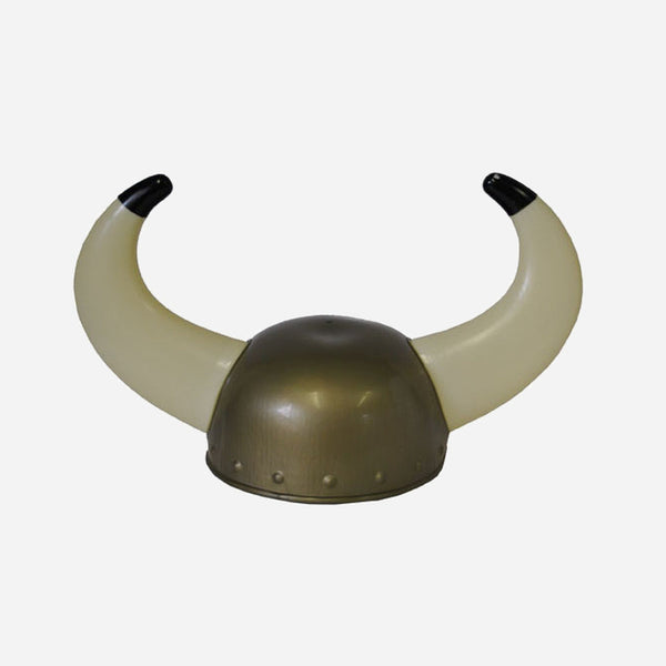 Casque de viking gaulois avec 2 grandes cornes