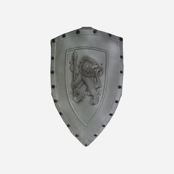 Bouclier en mousse lion gris 72 × 42 cm