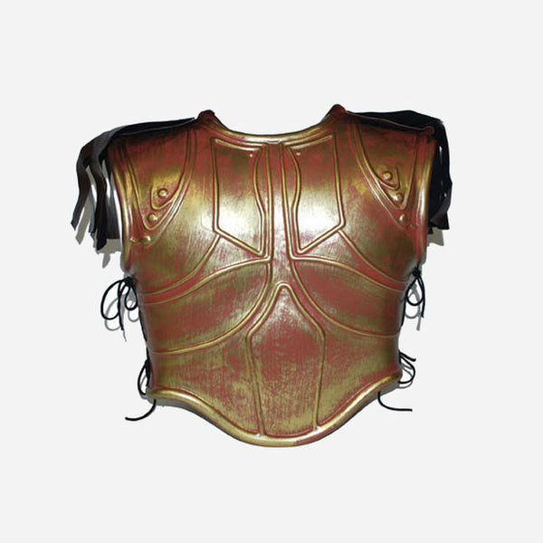 Armure de chevalier style cuivre avec épaulières