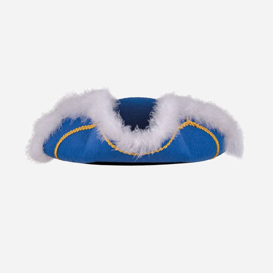 Chapeau tricorne à plumes avec ornements