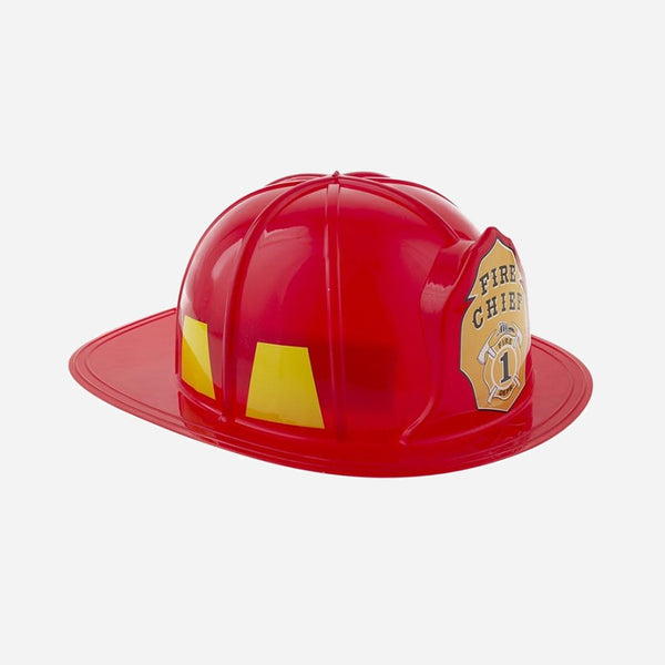 Casque de pompier Fire Chief rouge adulte