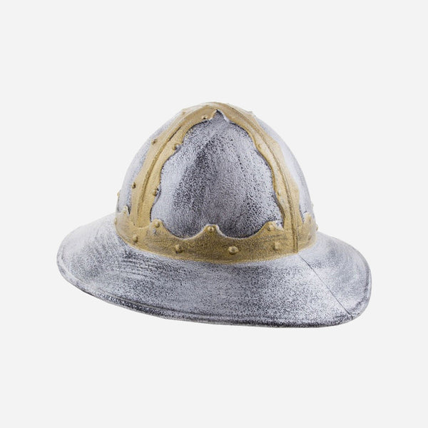 Casque de soldat du moyen âge