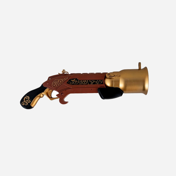 Pistolet revolver steampunk III 32 cm