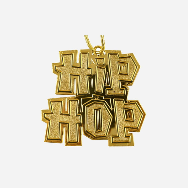 Collier motif Hip Hop or 9 × 8 cm fantaisie