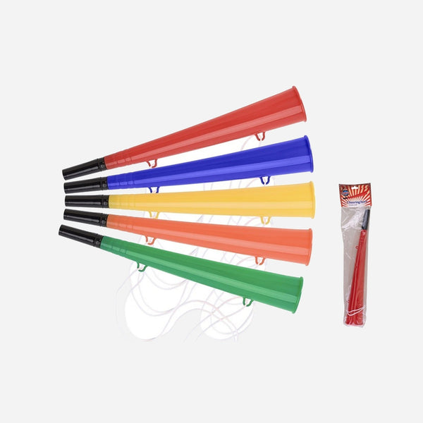 Corne fan avec dragonne 34.5 cm