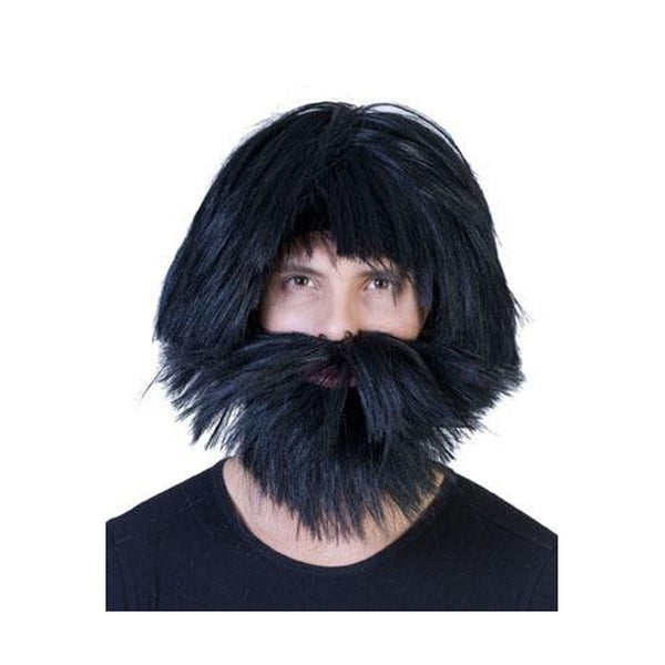 Perruque & barbe noir