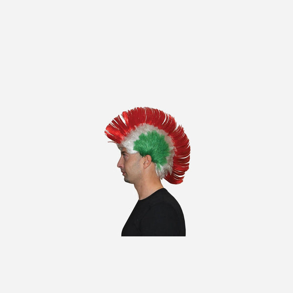 Perruque crête punk italie