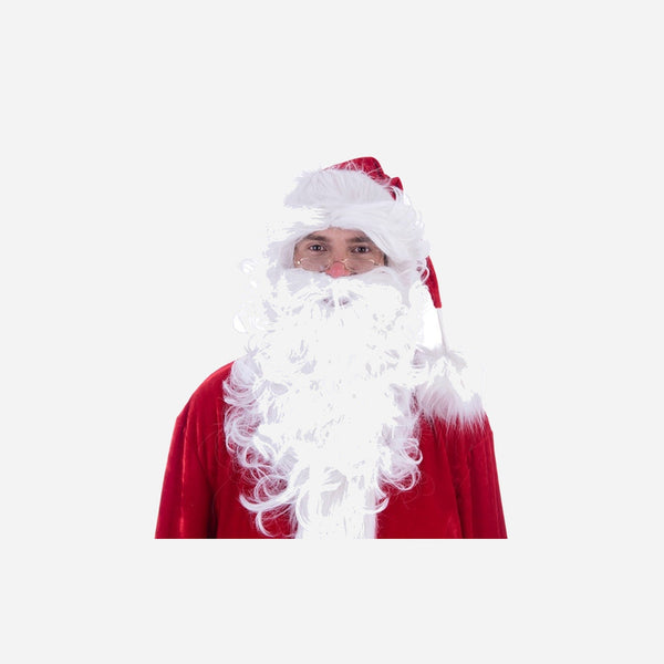 Perruque & barbe de Père Noël adulte