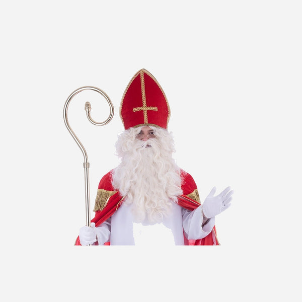 Set perruque et barbe de Saint Nicolas