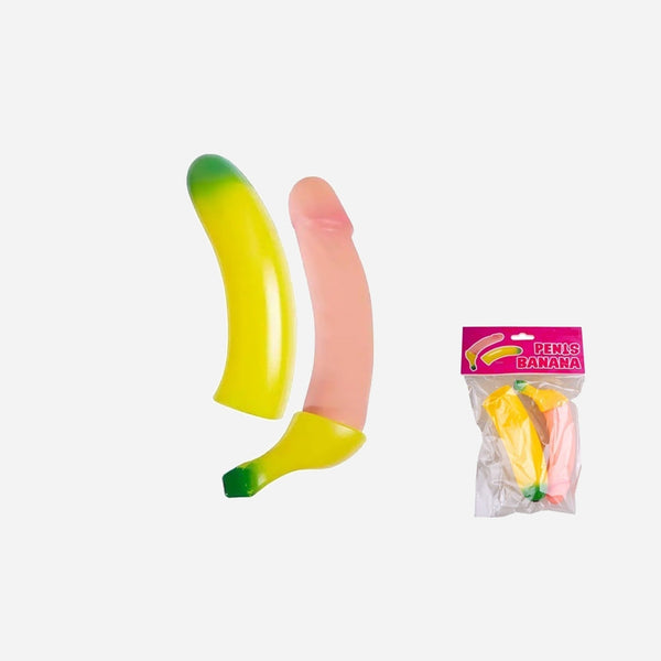 Banane gag avec pénis 18 cm